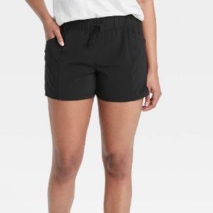 All In Motion Women Black Shorts with Pockets